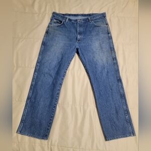 Wrangler Premium Denim Regular Fit Jeans - Size 38x30